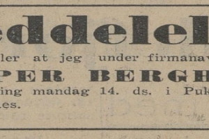 Bilde av Per Bergh - nyåpning manufakturforretning